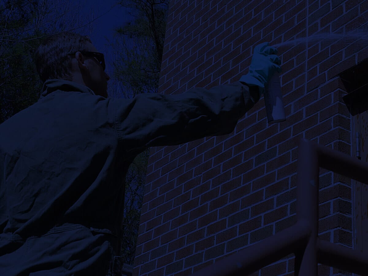 Man working outdoors